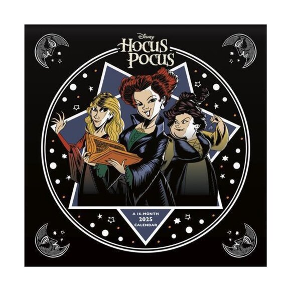 Disney Hocus Pocus 2025 12 x 12 Wall Calendar w daily planner - Picture 1 of 2